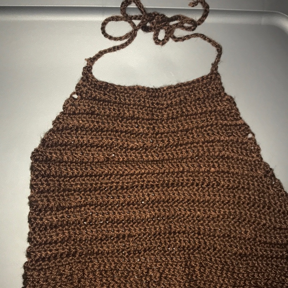 Knitted Crochet Top